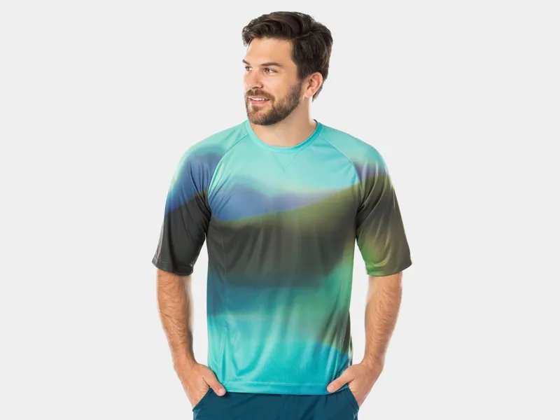 Bontrager Rhythm Tech Tee Shirt In Blue