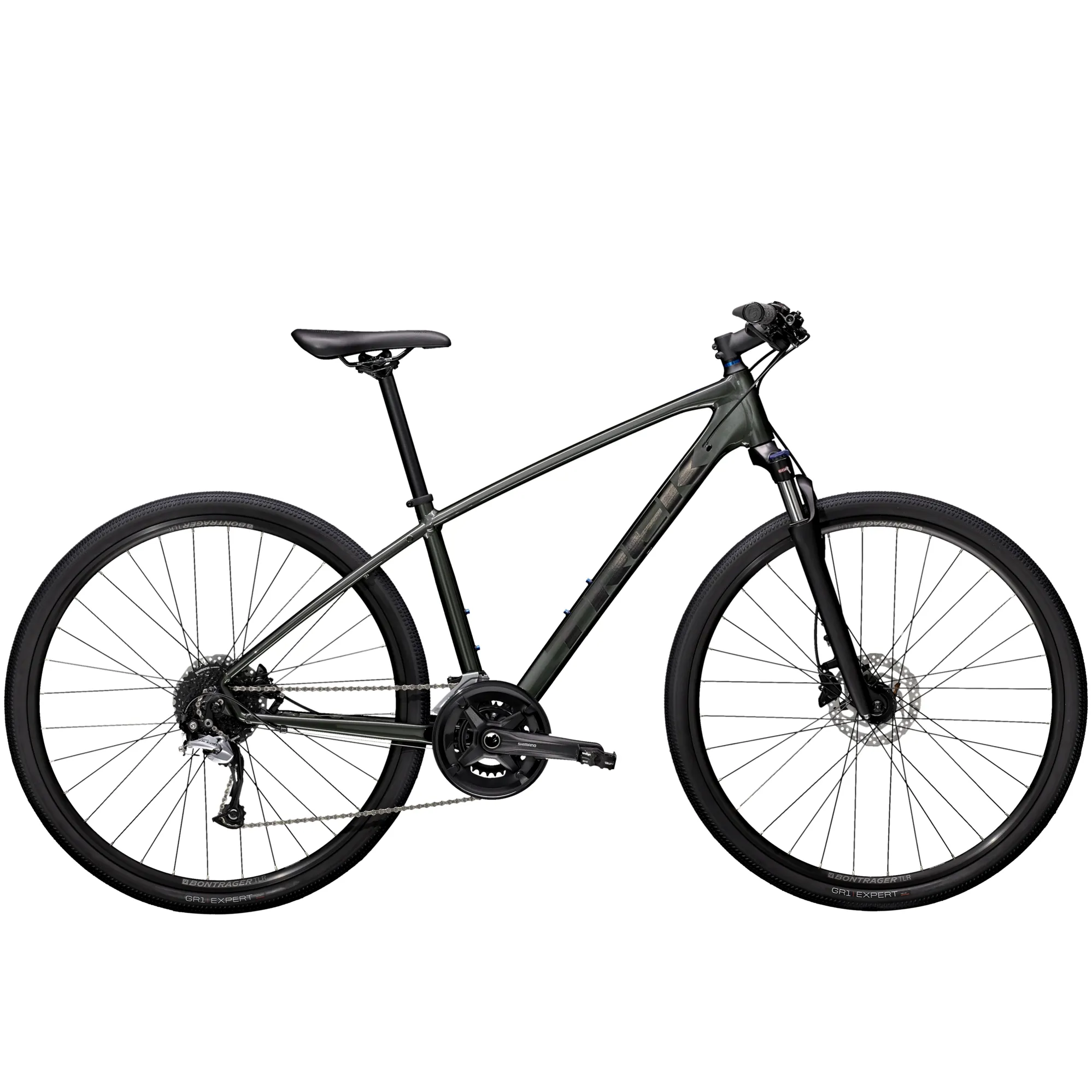 Trek Dual Sport 2021 Hybrid Bike Lithium Grey1