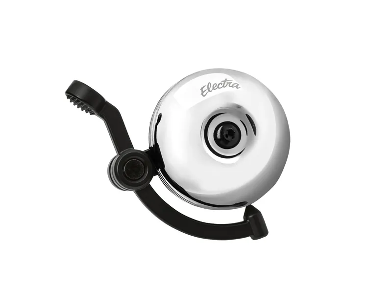 Electra Domed Linear Polished Chrome Bell Silver