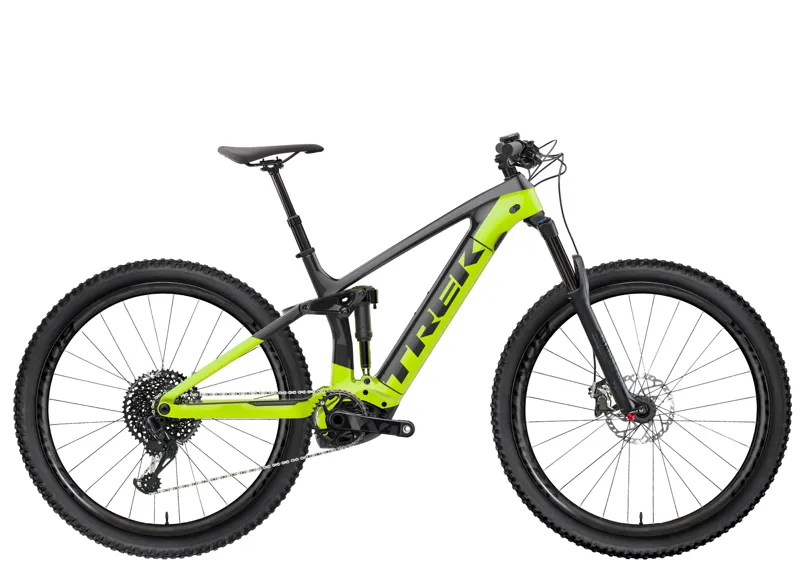 Trek Rail 9.7 NX 2021 Electric Mountain Bike Raw Carbon/ Volt