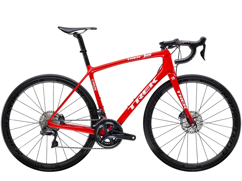 Red and sales white road bike