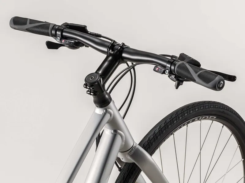 Trek FX 2 Disc Stagger Womens Hybrid Bike Matte Quicksilver-3