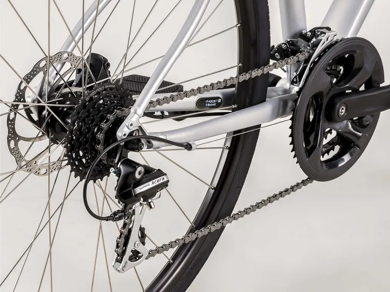 Trek FX 2 Disc Stagger Womens Hybrid Bike Matte Quicksilver-5