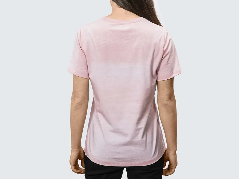 Trek Logo Womens T-Shirt Pink-1