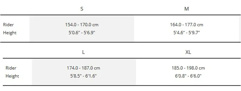 Trek speed concept size hot sale chart