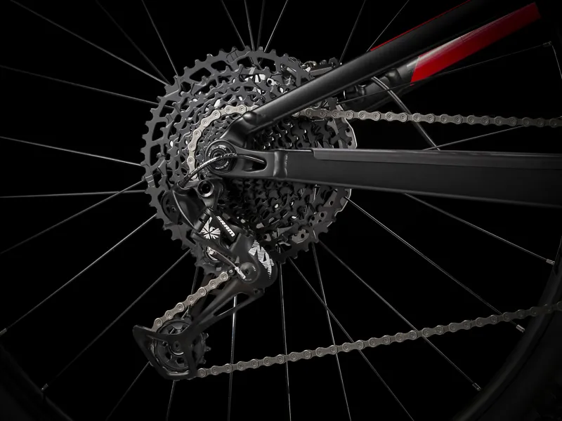 Trek Top Fuel 8 2020 Mountain Bike Matte Black/Gloss Viper Red-2