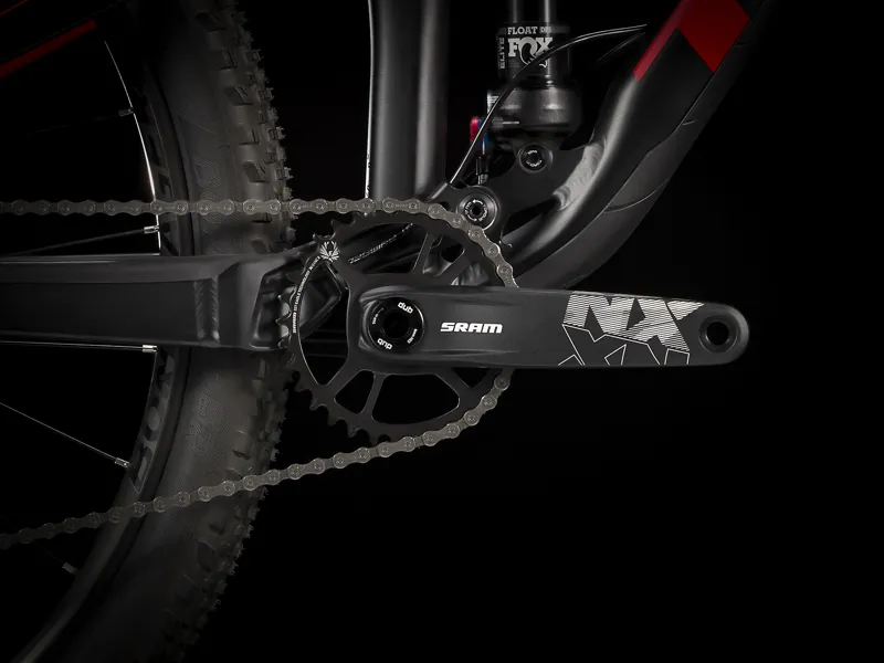 Trek Top Fuel 8 2020 Mountain Bike Matte Black/Gloss Viper Red-3