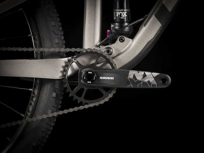 Trek Top Fuel 9.7 NX 2021 Mountain Bike Metallic Gunmetal/Dnister Blac-3