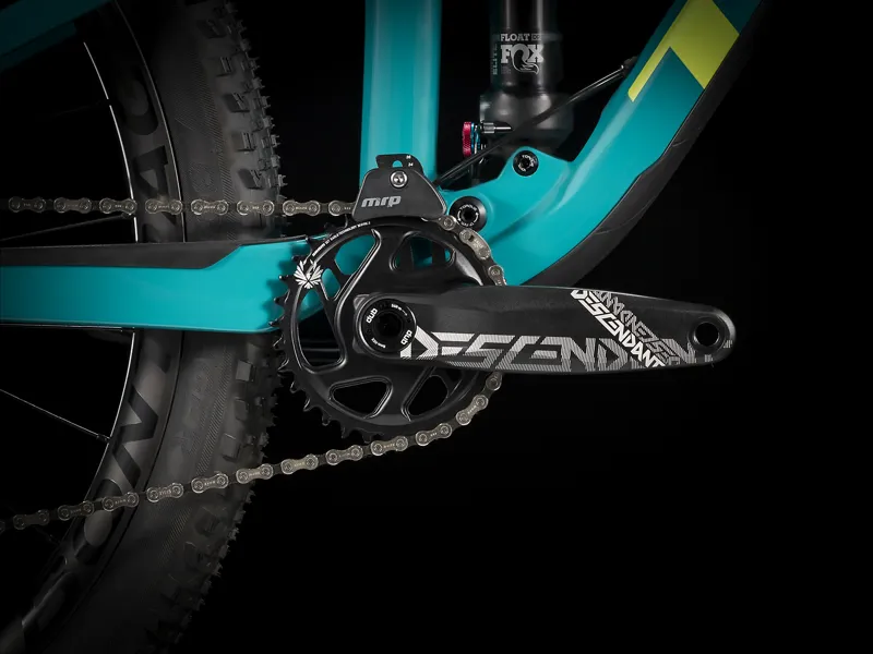 Trek Top Fuel 9.8 2020 Mountain Bike Trek Black to Teal Fade-3