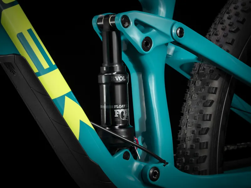 Trek Top Fuel 9.8 2020 Mountain Bike Trek Black to Teal Fade-4