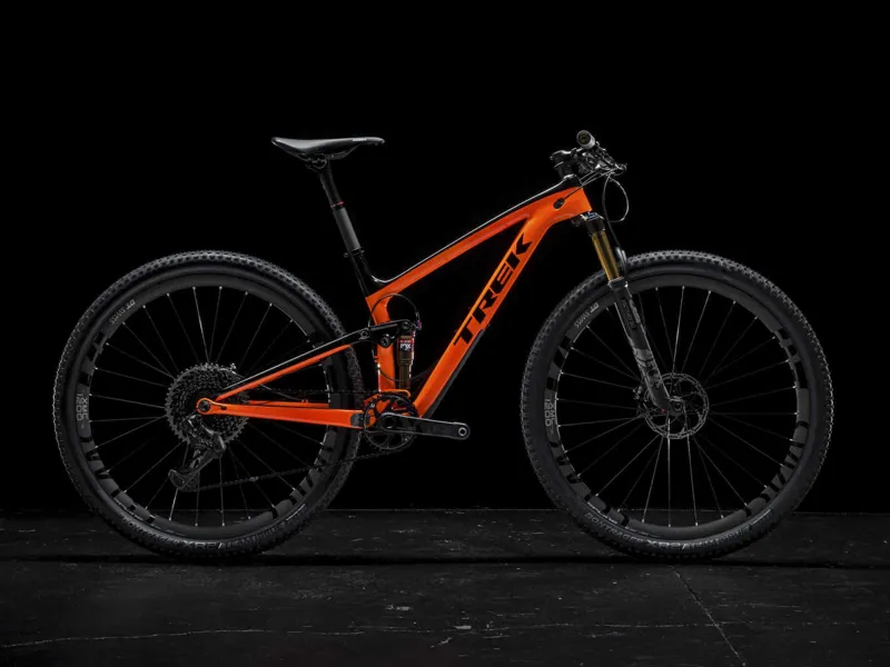 orange black bike