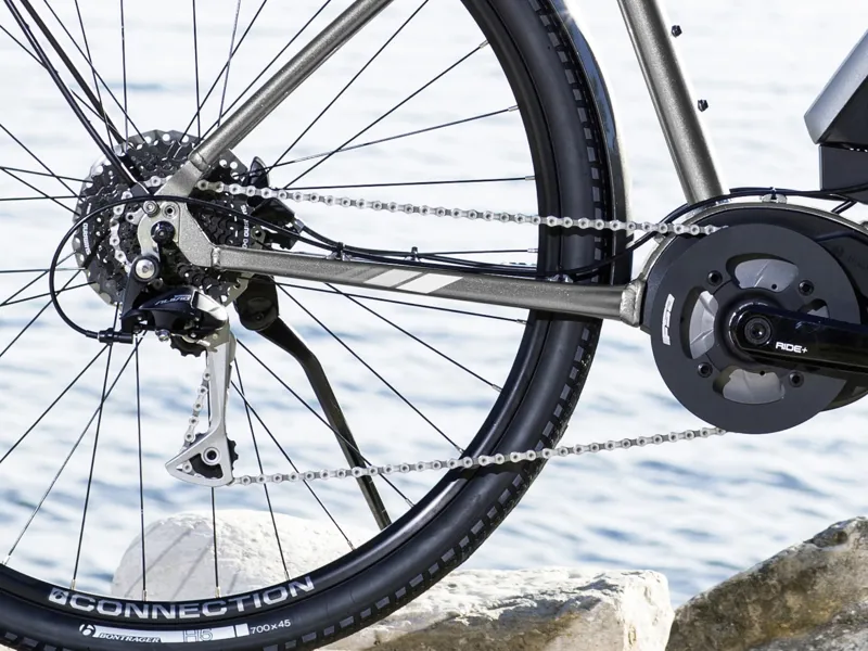 Trek Verve + 2019 Mens Hybrid E-bike Grey-9