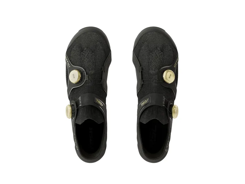 Trek RSL Knit Road Cycling Shoe In Black/Gold -2