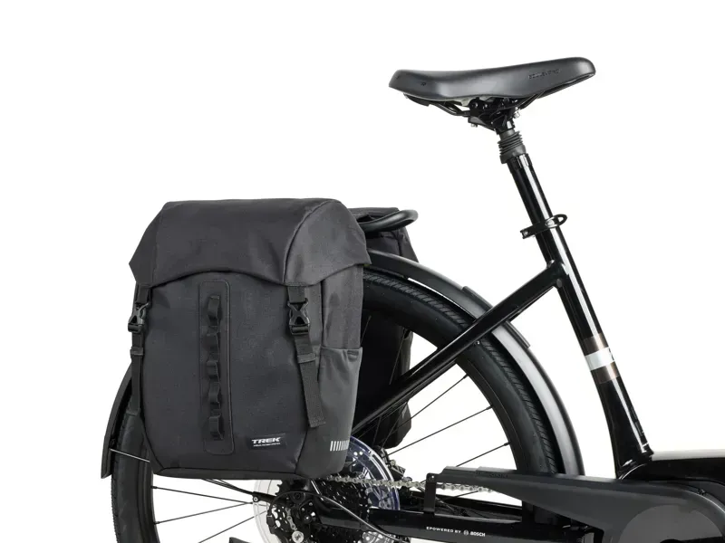 Trek Double 17l Pannier Bags in Black-1