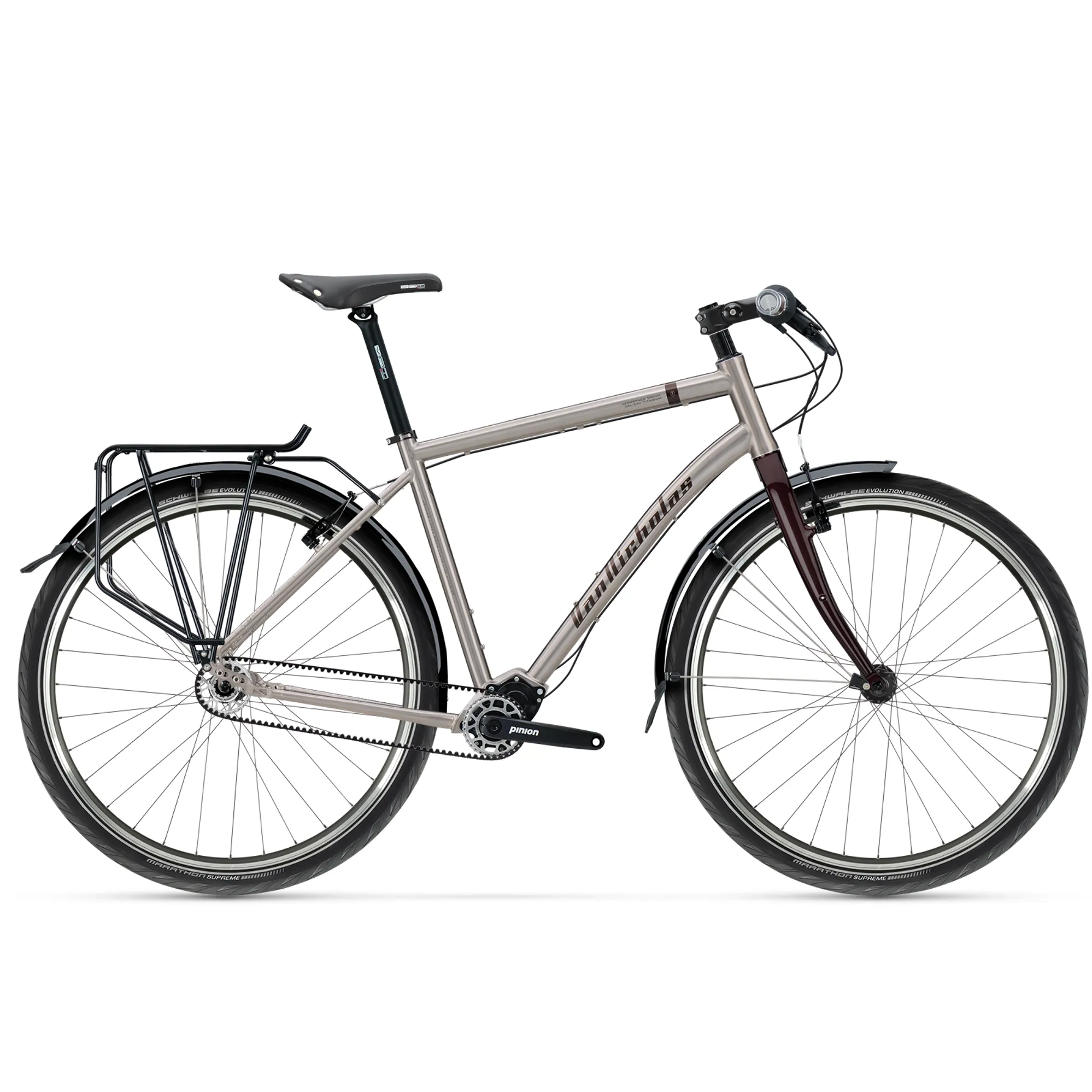 Van Nicholas Deveron Belt Drive Titanium Touring Bike 18spd