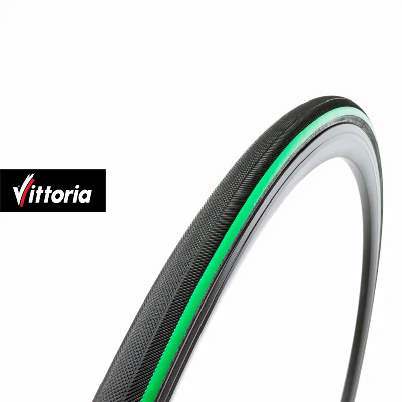 Vittoria Pave CG new 25-28 Tubular blk/green/blk 270g