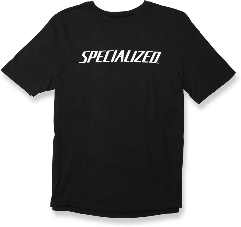 2018 Specialized Wordmark Mens T-Shirt in Black
