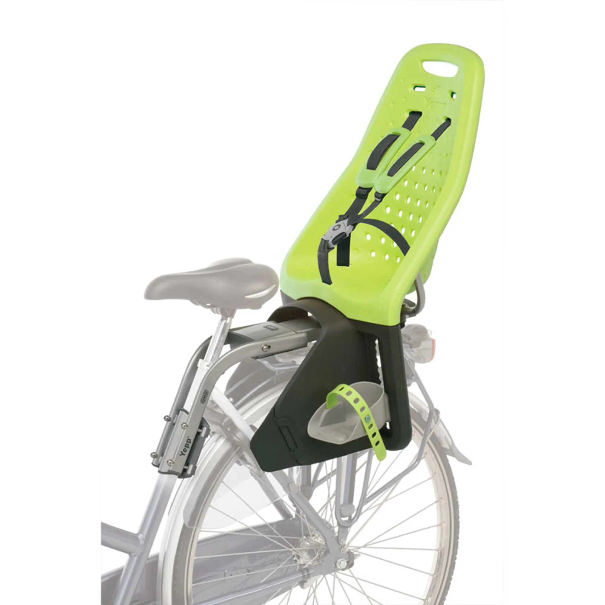 Yepp Maxi Lime and Seat Post Child Seat - Main Image