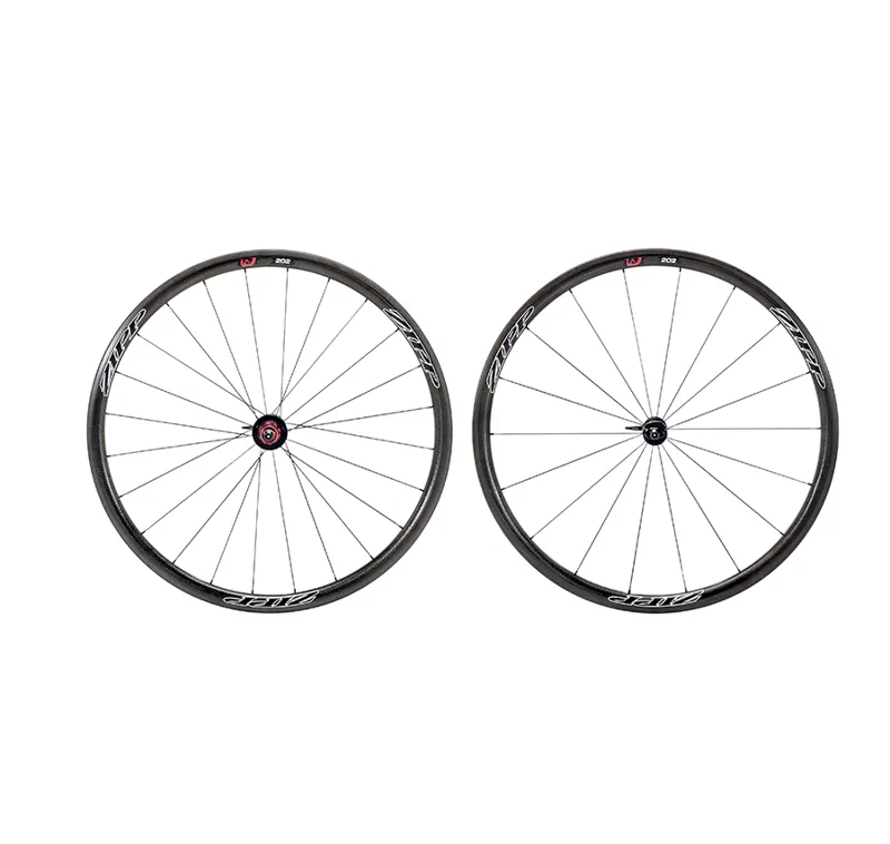 Zipp 202 Firecrest Carbon Clincher Rear Wheel 24 spokes 10/11 Speed (Campagnolo) Black Decal-1