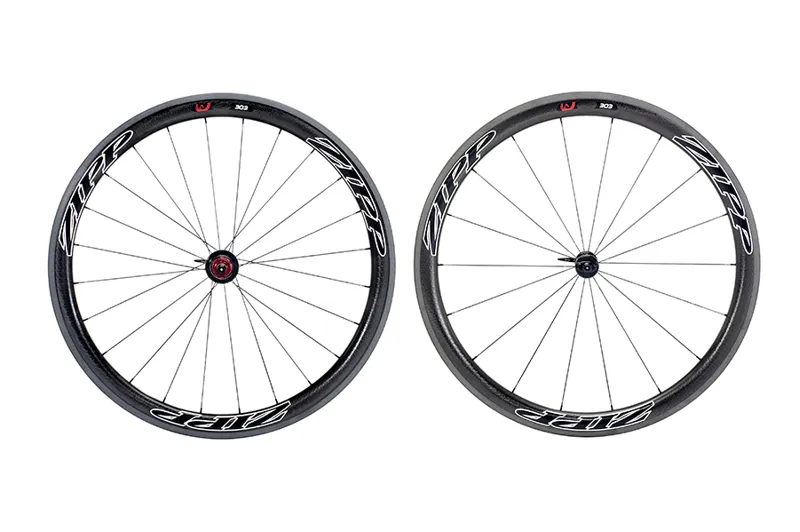 Zipp 303 Firecrest Carbon Clincher Rear Wheel 24 spokes 10/11 Speed (SRAM) Black Decal-1