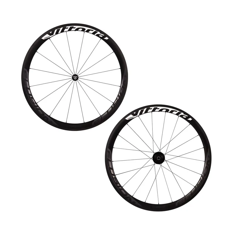 Vittoria Elusion Carbon 30 Clincher Disc Brake Wheelset in Black